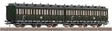 Roco 44586 DR 2nd Class Compartment Coach Set (2) III