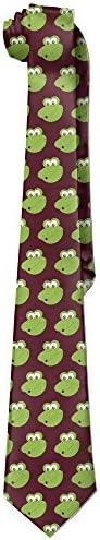 ZFFNO Men's Novel Frog Cartoon Necktie Tie