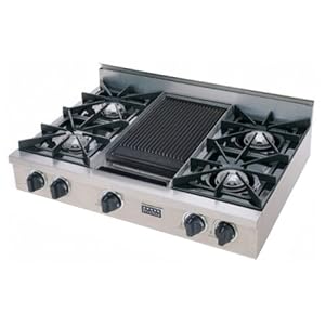 Five Star TTN0367 36In Stainless Steel Gas Cooktop