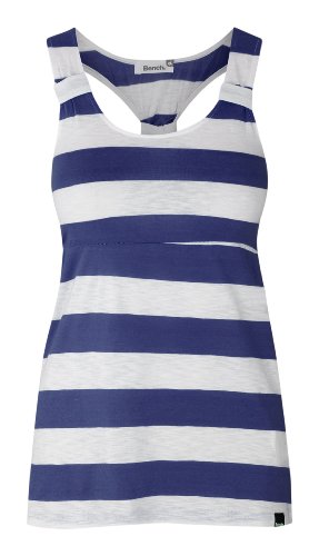 Bench Damen Top STRIPED BANANA, skipper blue, M, BLGA2323_BL117 Preisvergleich
