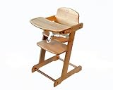 Futura High Chair Natural Finish, by Kettler
