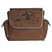 Re-Run Messenger Diaper Bag - Chocolate Bottle Flower