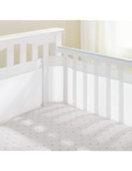 Baby Product: AirFlowBaby 14" Mesh Crib Liner, White - AirFlowBaby