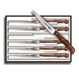 Victorinox 4-3/4-Inch Straight-Edge Pointed-Tip Steak Knife, Set of 6, Rosewood Handles