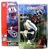 McFarlane Toys NFL Sports Picks Series 1 Action Figure Eddie George (Tennessee Titans) Blue Jersey