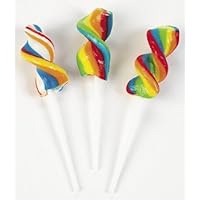 Mini Twisty Swirl Candy Lollipops (1 dz)