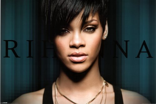 Rihanna (Close-Up) Music Poster Print - 24 X 36