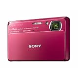 Sony DSC-TX7 10.2MP CMOS Digital Camera with 4x Zoom with Optical Steady Shot Image Stabilization and 3.5 inch Touch Screen LCD (Red)
