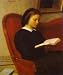 Fantin-Latour, Henri - The Reader (Marie Fantin-Latour, the Artist's Sister). Hand Painted Reproduction Oil on canvas