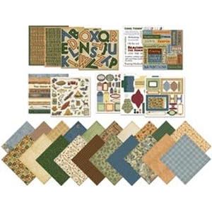 American Traditional Scrapbook Bundle Kit, 12-Inch by 12-Inch, Great Outdoors