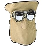 Eigenschaften   / 30 cm Ledermaske, Top-Qualität, mit AMIGO- Brille ,ohne Gläser.