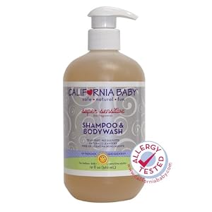 California Baby Super Sensitive Shampoo and Bodywash -- 19 fl oz
