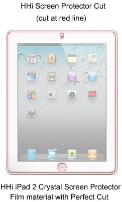 HHi iPad 2 (Invisible) Crystal Clear Screen Protector (Free HandHelditems Stylus Pen)