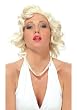 Pearl Necklace And Earring Set (White;One Size)