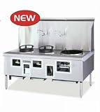American Range Commercial 5 Burner Chinese Gas Range 142 Wide ARCR-5