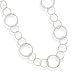 24 Diamond Cut Link Sterling Silver Necklace With Double Links Every 4th Link