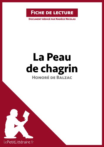 La Peau de chagrin d'Honoré de Balzac (Fiche de lecture): Résumé complet et analyse détaillée de l'oeuvre (French Edition)