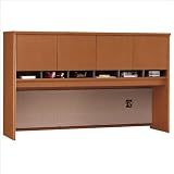 Bush Corsa Hutch 72inch 4-Door, Auburn Maple WC48577