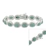Stunning! Sterling Silver Bracelet with oval Turquoise Stone