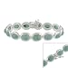 Stunning! Sterling Silver Bracelet with oval Turquoise Stone