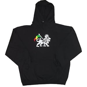 Rasta Lion Adult Hooded Hoody Hoodie Sweatshirt