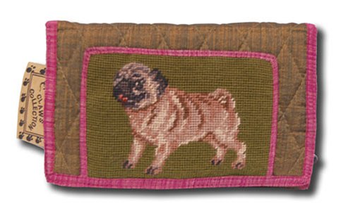 Claws Collection Pug Dog Puppy Large Wallet / Handbag Quilted Qw-305