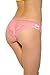 Soft Lace Bikini Panties-Black, Pink, Beige, Hot Pink-6 Pack, L