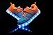 SLEVEL 16 Colors LED Light Up Shoes USB Flashing Sneakers for Kids Boys Girls