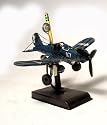 Vought F4U Corsair war airplane picture pencil holder
