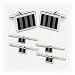 Striped Mosaic Stud Set