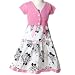 Toddler Little Girls WHITE Floral Dress Bolero BONNIE JEAN Girl 2T-16