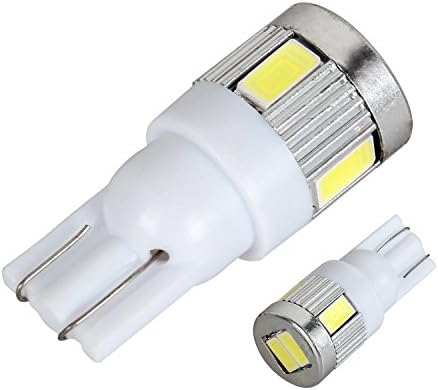 Ossola Extremely Bright 5730 SMD 194 168 175 2825 W5W T10 LED Bulbs,Xenon White