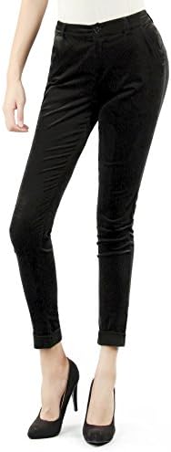 Larandi Women's Work Stretch Skinny Slim Jeggings Dress Pants Black