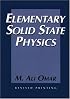Elementary Solid State Physics: Principles and Applications