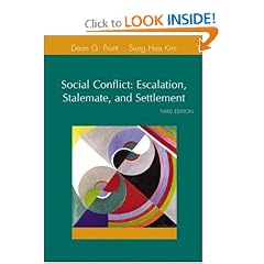 Social Conflict: Escalation, Stalemate, and Settlement (3rd Edition)