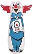 Original Bozo the Clown Bop Bag Inflatable Punching Toy 46" Large Size
