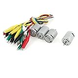 uxcell　マイクロモータ　ミニモータ　磁気モーター　４個入り　DC 3V　3000RPM