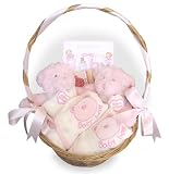 Small Twin Posy Basket 5-8lb Pink/Pink