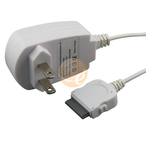 Apple Iphone - Rapid Travel / Wall / Home Charger for New Apple Iphone 3G 3GS 4G