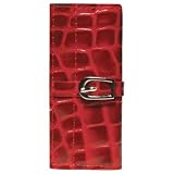 Das Blau The Wrap Croco Embossed Print Red with Belt Buckle for nano