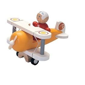 Plan Toys 60302 Classic Aeroplane With Pilot