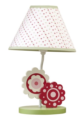 Sumersault Gillian Lamp with Shade - Rose and Pink