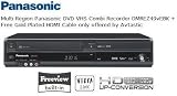 Multi Region Panasonic DMR-EZ49vEBK Super Multi Format Combi Recorder with Freeview + Free Gold Plated HDMI Cable only offered by Avtastic