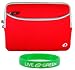 Non-OEM Amazon Kindle DX 9.7 Dual-Pocket Sleeve Case - Red