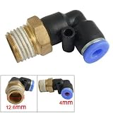 Buy Amico Thread to 4mm L One Touch Fittings Pneumatic Connector by uxcell