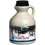 Butternut Mountain Farm Vermont Pure Maple Syrup, Grade A Dark Amber, 1-Pint Jug