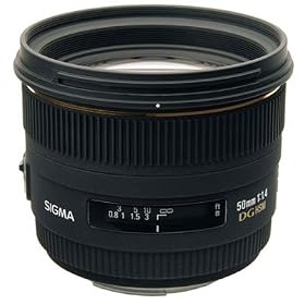 Sigma Corporation Sigma 50mm F/1.4 EX DG HSM Zoom Lens for Canon Digital SLR Cameras (310101)