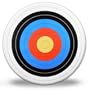CSI 36" - 40" Glasscloth Round Skirted Slip-On Archery Target Face Cover
