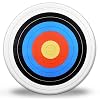 CSI 36" - 40" Glasscloth Round Skirted Slip-On Archery Target Face Cover