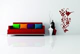 Removable Wall Decals- Peacock on a branch